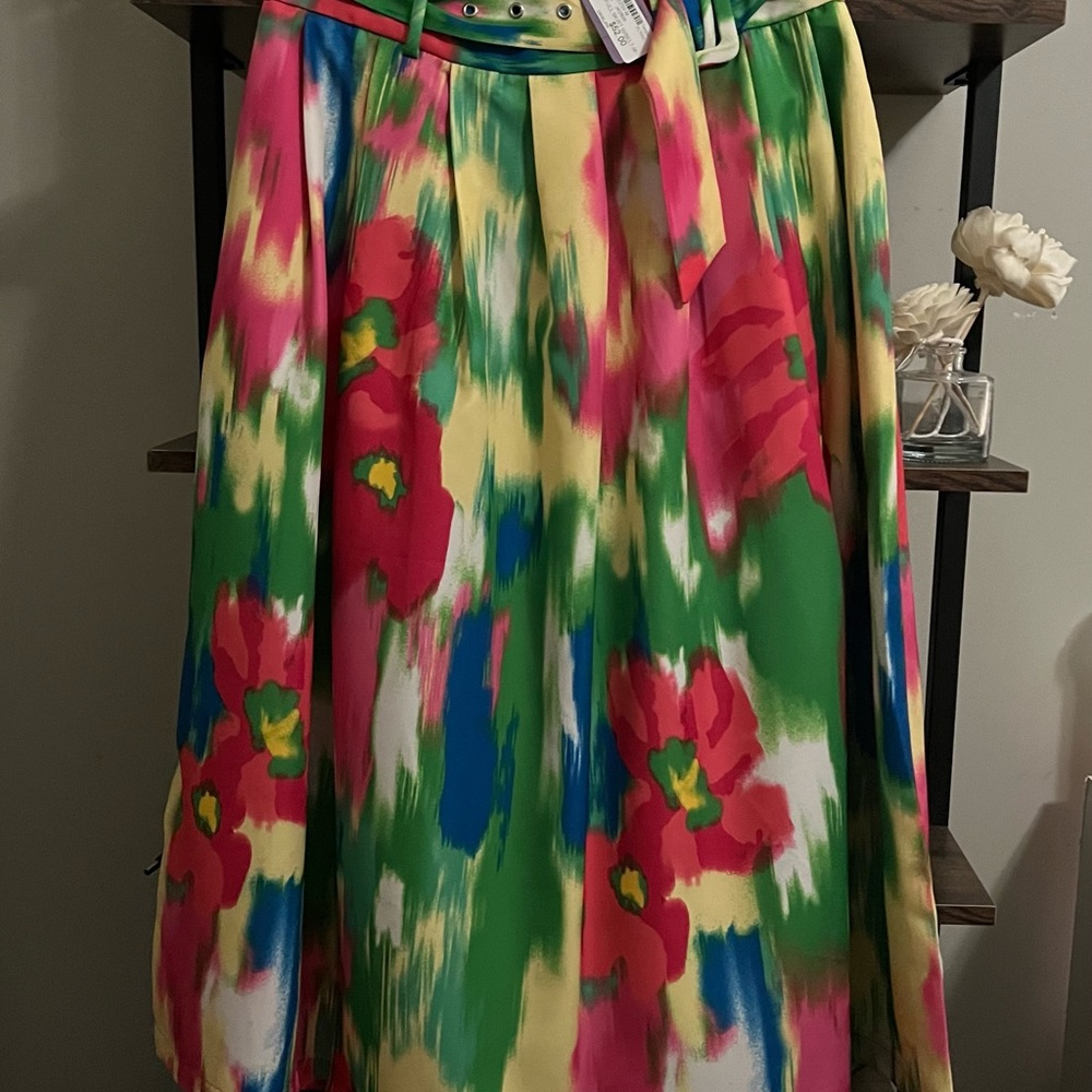 NWT a-line floral skirt